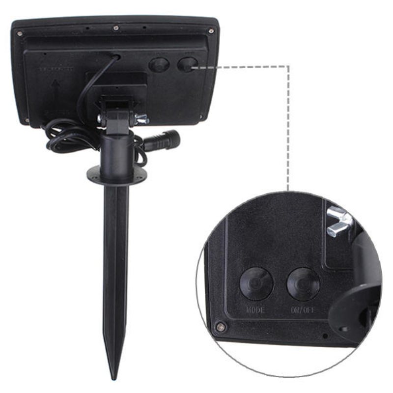 10w Solar Power Led Flood Light Vattentät Outdoors Landscape Spot Lightt