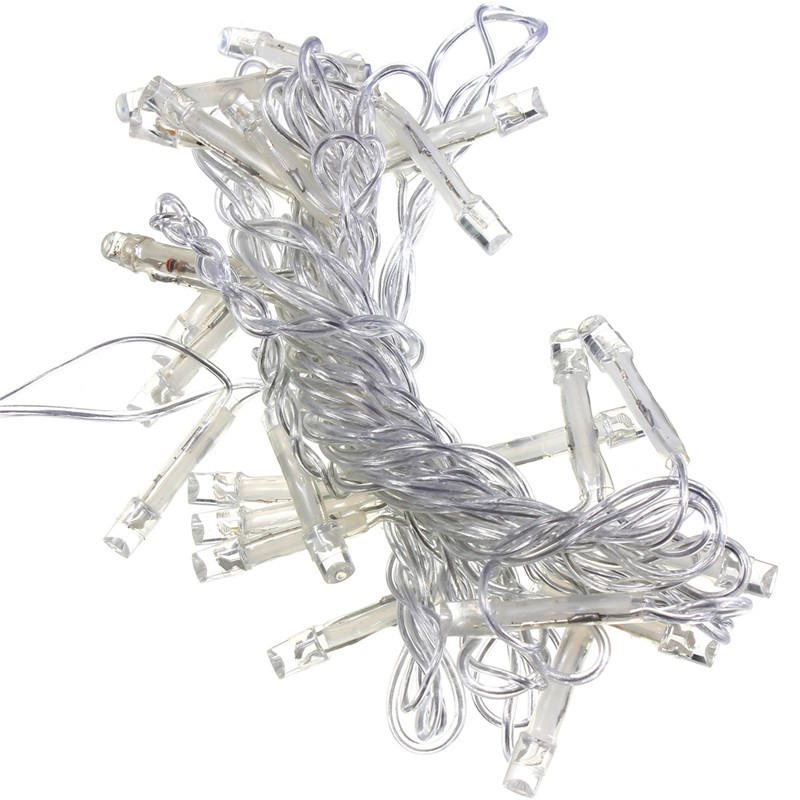 10x3m Utomhus 1000 Led Gardin Jul Fairy Light String Bröllop Jul Semester Dekor Ac220v