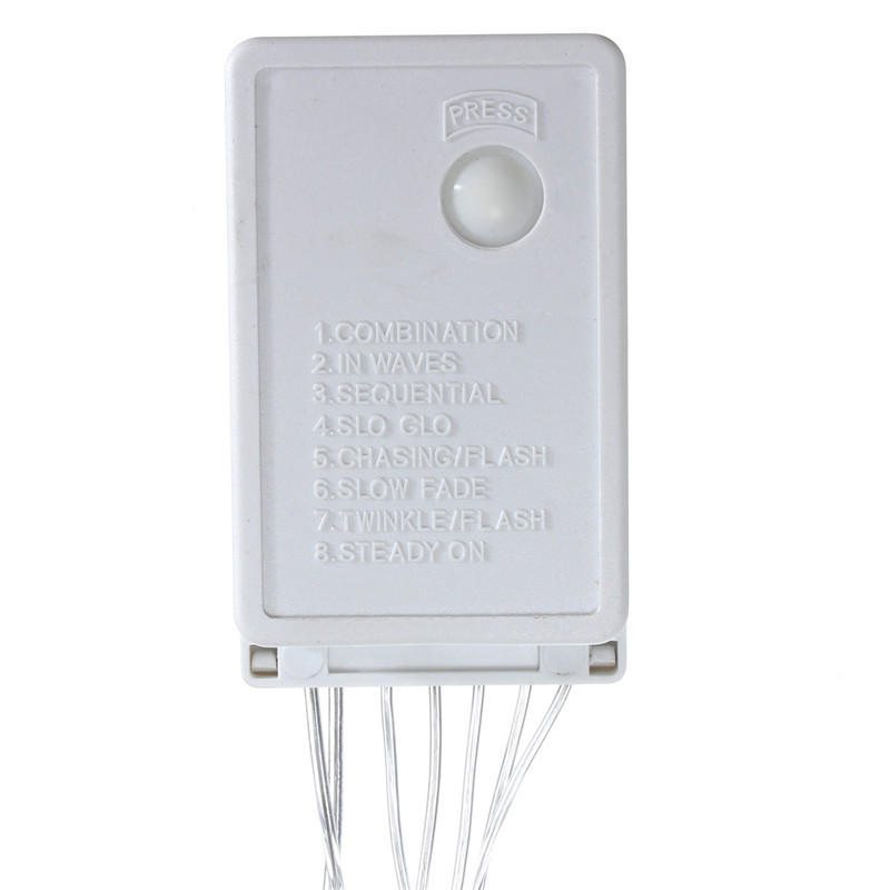 10x3m Utomhus 1000 Led Gardin Jul Fairy Light String Bröllop Jul Semester Dekor Ac220v