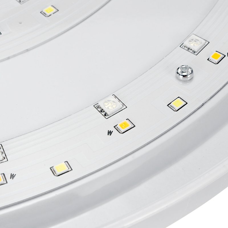 112led Modern Dimbar Fullfärgs Rgb Led Wifi Taklampa Med App-fjärrkontroll