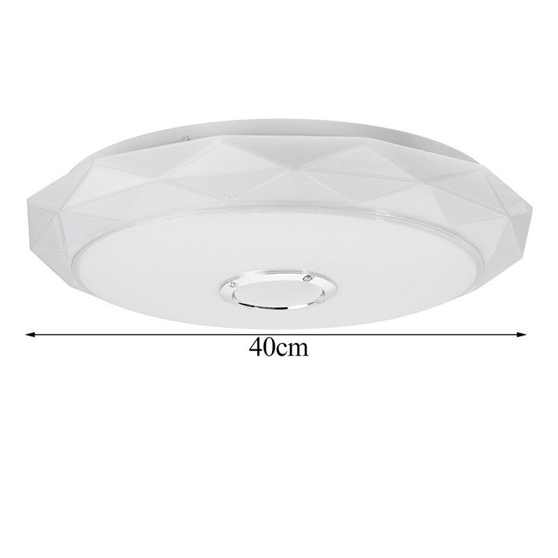 114led Musik Taklampa+fjärrkontroll Sovrum Vardagsrum Arbetsrum Ac180-265v