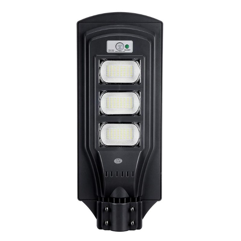 120w Super Ljus Utomhus Led Solar Ljuskontroll Pir Rörelsesensor Wall Street Light Trädgård Innergård Däckslampa