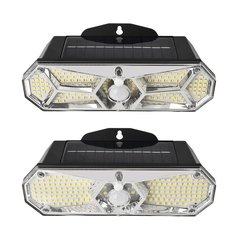 126led Solar Vägglampa Kroppsavkänningsfunktion Uteplatslampa Vattentät Hushållsgarageljus
