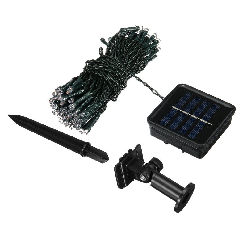 12m/22m/32m/52m Utomhus Led Solar String Light 8 Lägen Vattentät Hem Dekorativ Gräsmatta Lampa Juldekorationer Rensa Julbelysning