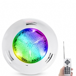 12v 114/216/432led Rgb Undervattenspoollampa Ip68 Fjärrkontroll Fontän Undervattensljus