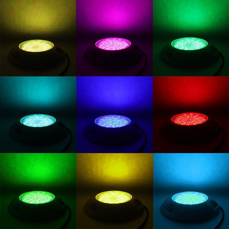 12v 144 Led Rgb Undervattenspoollampa Fontän Lampa Fjärrkontroll