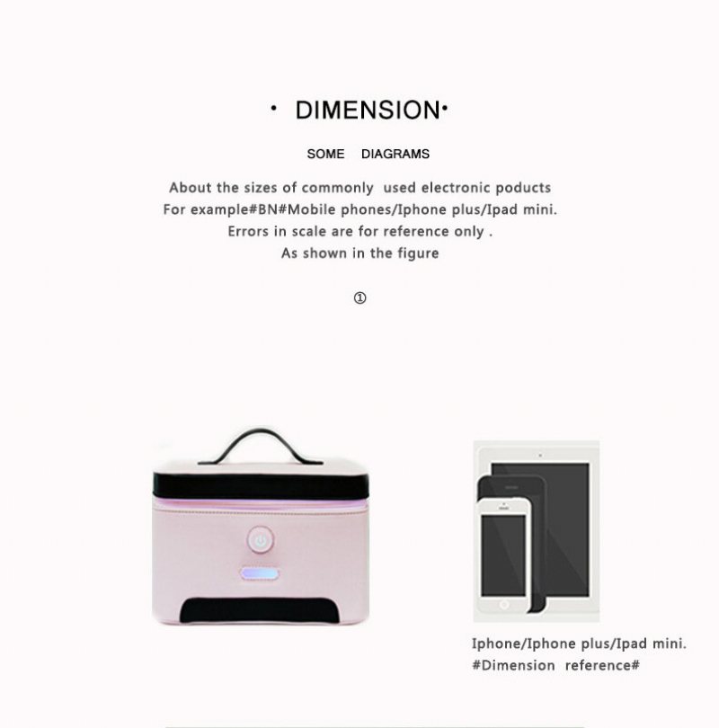 13 Led-lampor Uv-desinfektionspaket Bärbar Led Ultraviolet Light Anion Sterilisatorbox