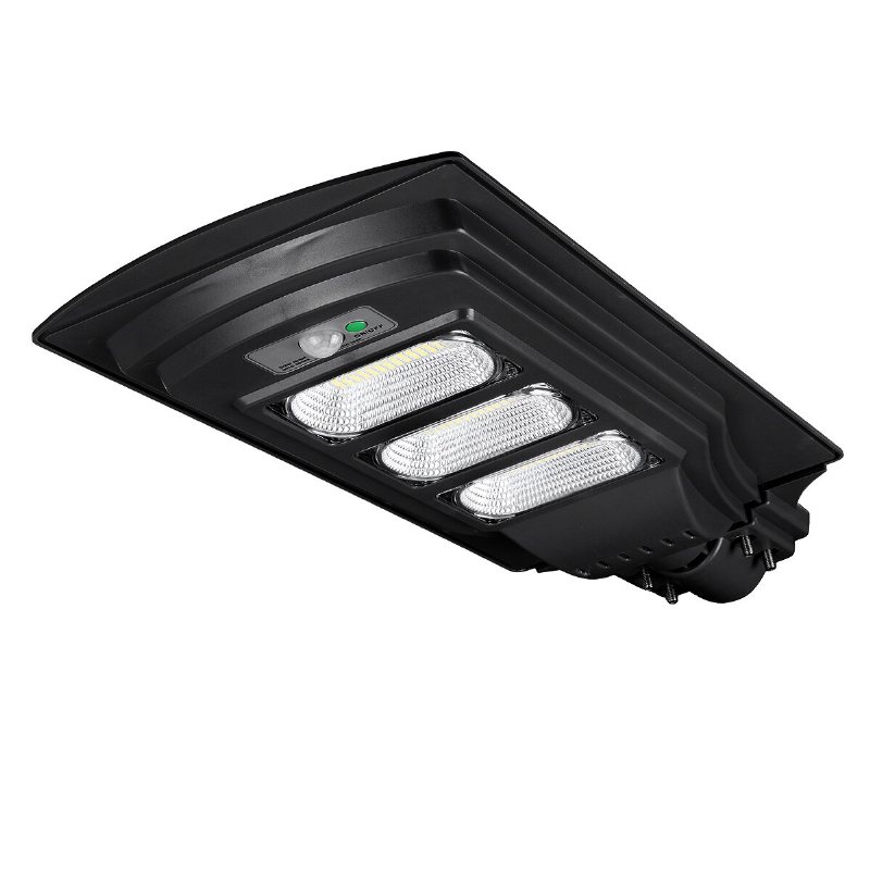 150/300/450led Solar Light Black Shell Street Lamp 2835smd Vattentät Pir Rörelsesensor Trädgårdsbelysning
