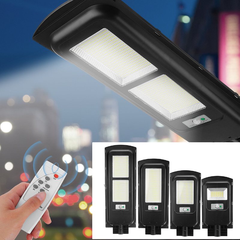 150/462/748/924 Led Solar Powered Street Light Integrerad Vägbelysningskontroll + Solpanel 6v/18w Med Fjärrkontroll