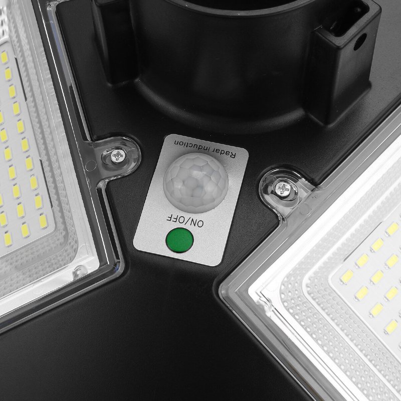 150w 240led Solar Street Light Motion Induktion Utomhus Timing Lampa + Fjärrkontroll