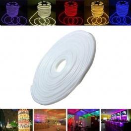 15m 2835 Led Flexibel Neon Rep Strip Light Xmas Outdoor Vattentät 110v