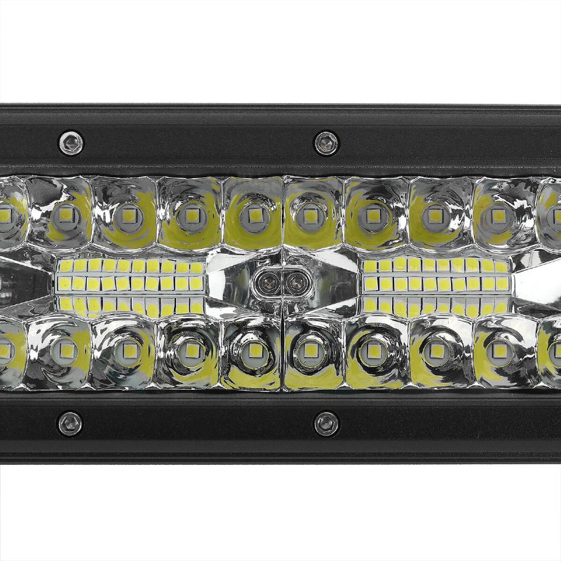 20 Tum Led Light Bar Combo Driving Work Lamp + Nummerskylt Ram