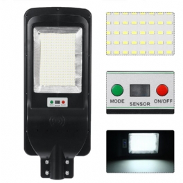 2000w/3500w Led Solar Gatubelysning Pir-rörelsesensor Utomhusvägglampa+fjärrkontroll