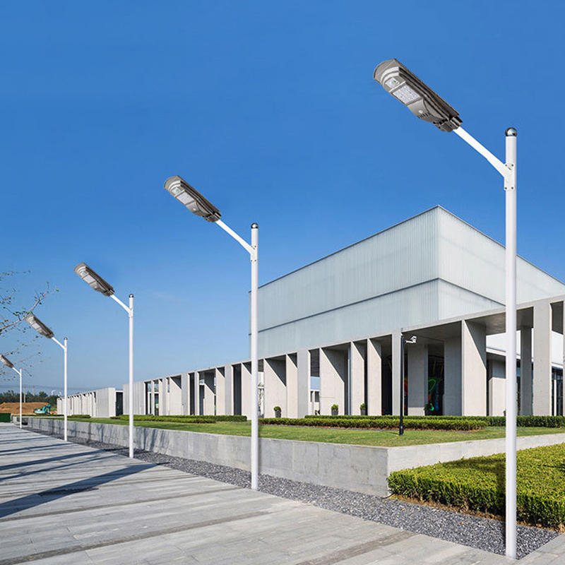 20w 40w 60w Led Solar Pir Motion Activated Sensor Wall Street Light Utomhuslampa