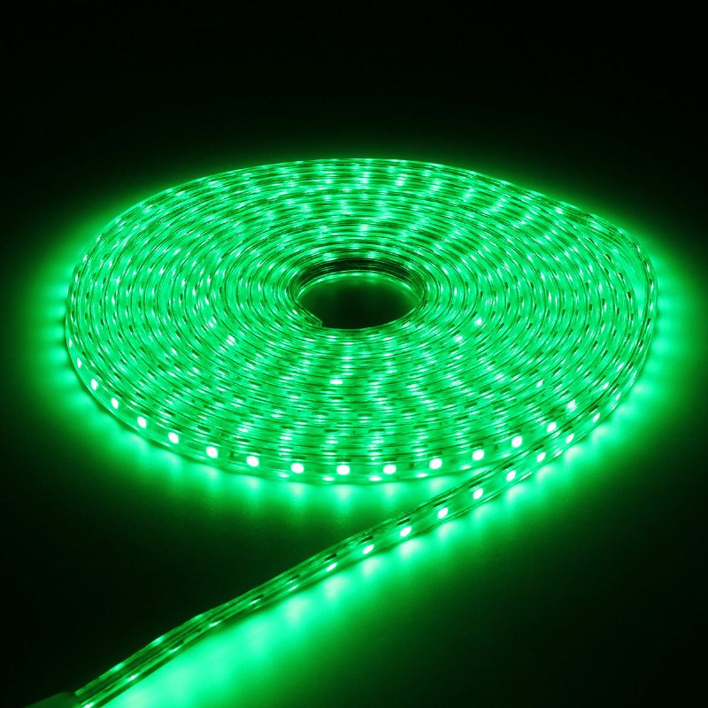 220v 9m 5050 Led Smd Utomhus Vattentät Flexibel Tejp Rep Strip Light Xmas
