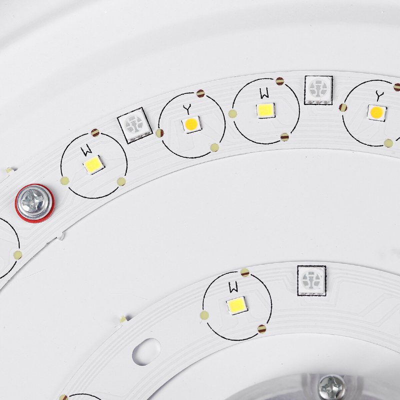 220v Rgb Led Musik Taklampa Dimbar Bluetooth App+fjärrkontroll Kök Sovrum