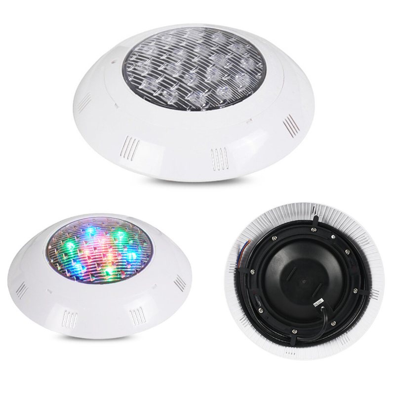 24w/36w 12v Simbassänglampa Rgb Led-lampa Undervattensdekorlampor Med Fjärrkontroll Ip68