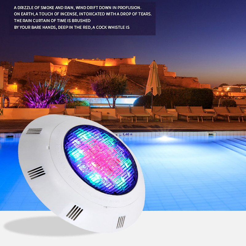 24w/36w 12v Simbassänglampa Rgb Led-lampa Undervattensdekorlampor Med Fjärrkontroll Ip68
