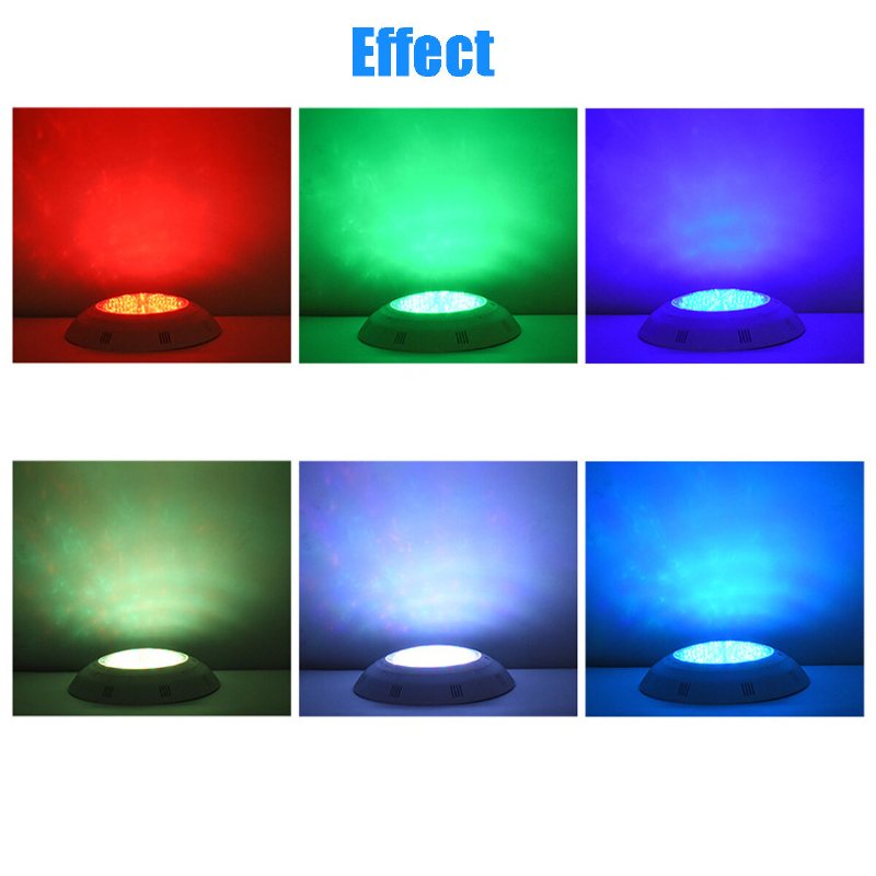 24w/36w 12v Simbassänglampa Rgb Led-lampa Undervattensdekorlampor Med Fjärrkontroll Ip68