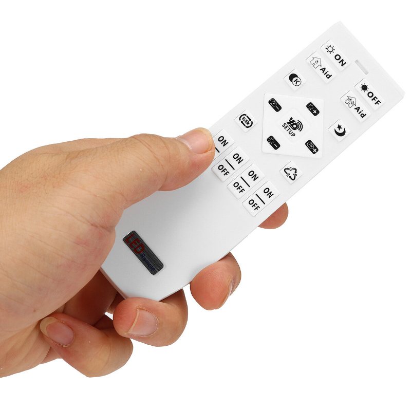 24w/48w Ljuskrona Kristall Steglös Dimmer Led Runt Takljus Fjärrkontroll Armatur Dekor Ac100-240v