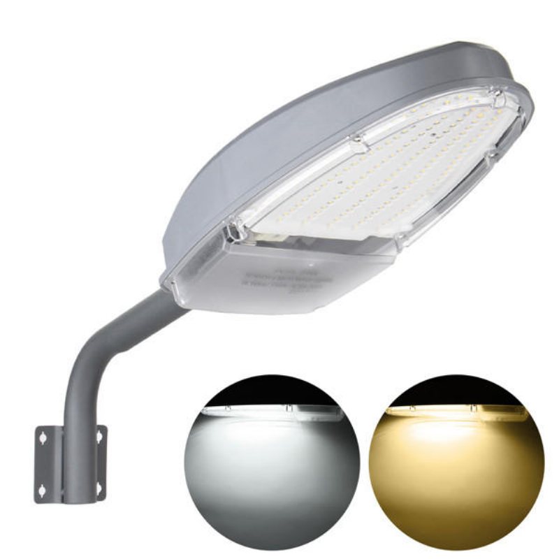 24w Ljuskontroll Rörelsesensor 144 Led Road Street Lights Flood Lamp För Utomhus Yard Ac85-265v