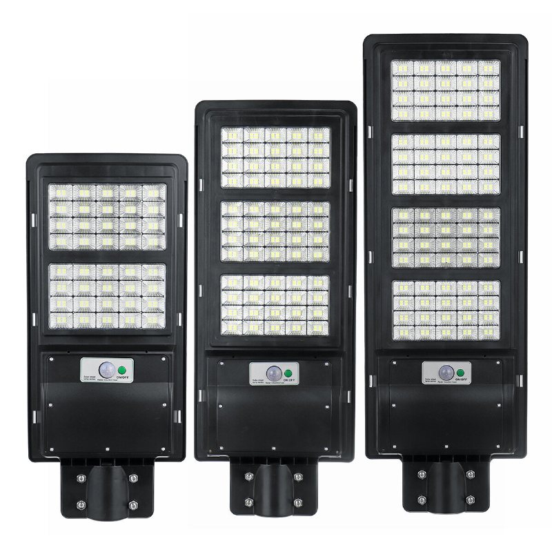 250/450/800w Solar Led Cool White Street Light Vattentät Utomhuslampa Med Fjärrkontroll