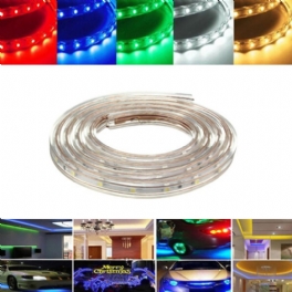 2m 7w Vattentät Ip67 Smd 3528 120 Led Strip Rep Light Julfest Utomhus Ac 220v