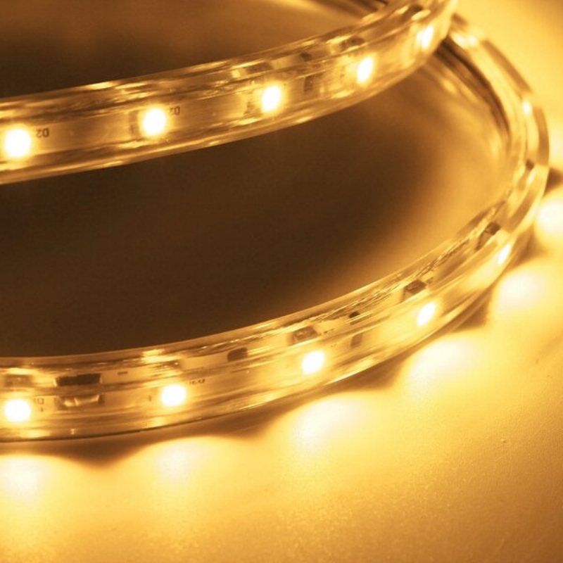 2m 7w Vattentät Ip67 Smd 3528 120 Led Strip Rep Light Julfest Utomhus Ac 220v