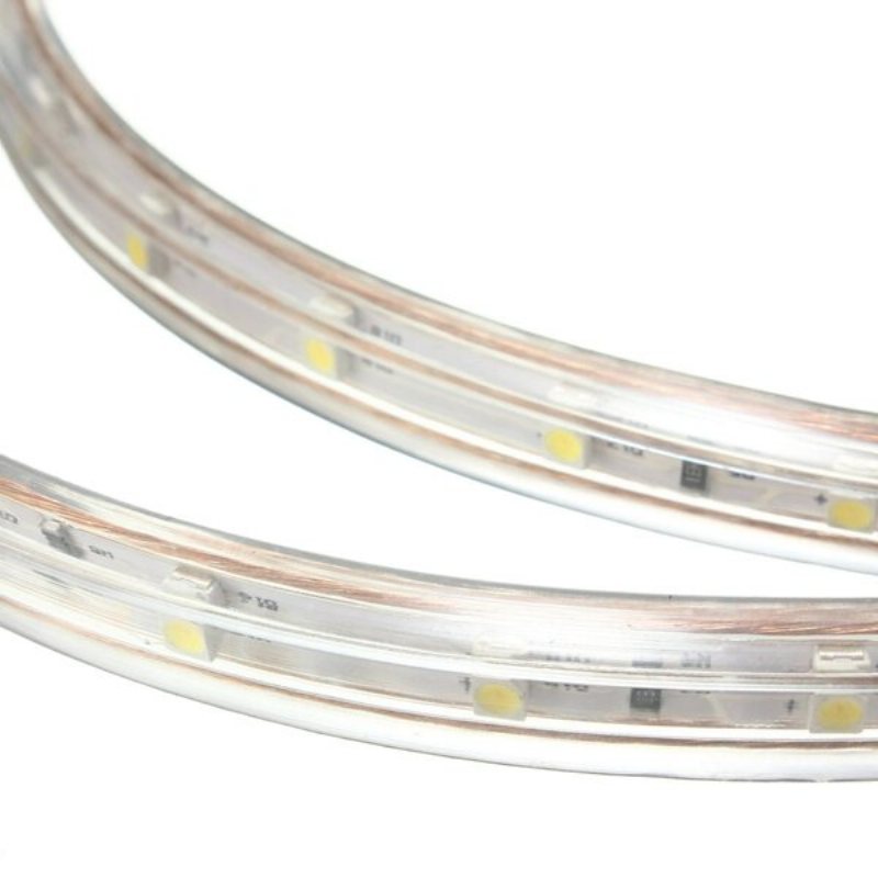 2m 7w Vattentät Ip67 Smd 3528 120 Led Strip Rep Light Julfest Utomhus Ac 220v