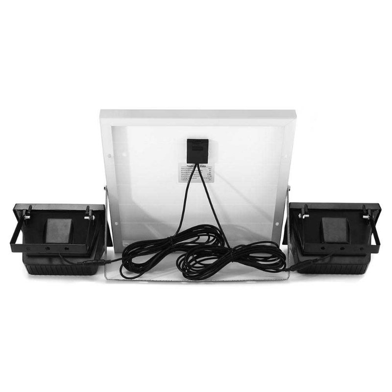 2st Fjärrkontroll 100 Led Flood Light Dimbar Timer Vattentät Solar Street