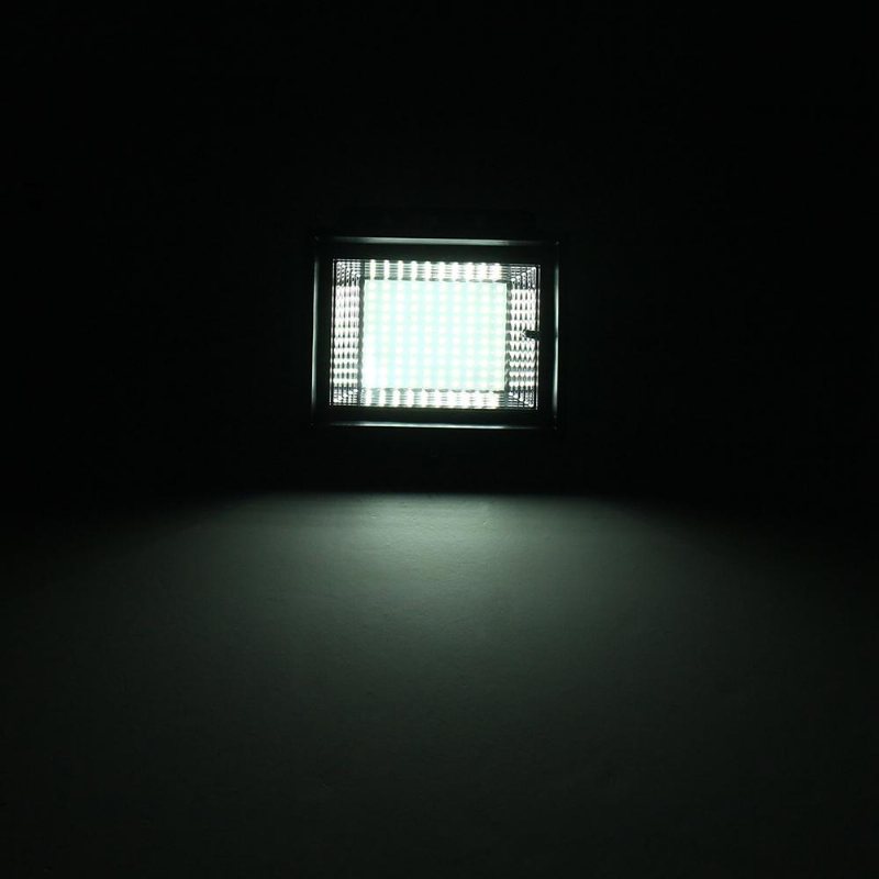 2st Fjärrkontroll 100 Led Flood Light Dimbar Timer Vattentät Solar Street