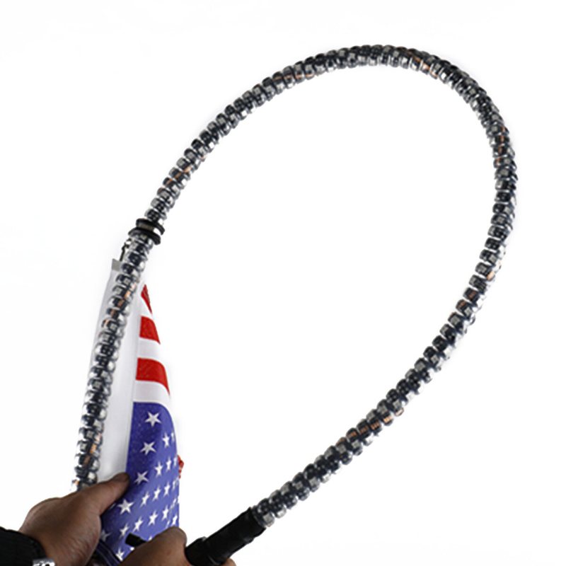 3/4/5ft Rgb-upplyst Antenn Led Light Whip Flagga För Suv Atv Rzr Utv Xmas