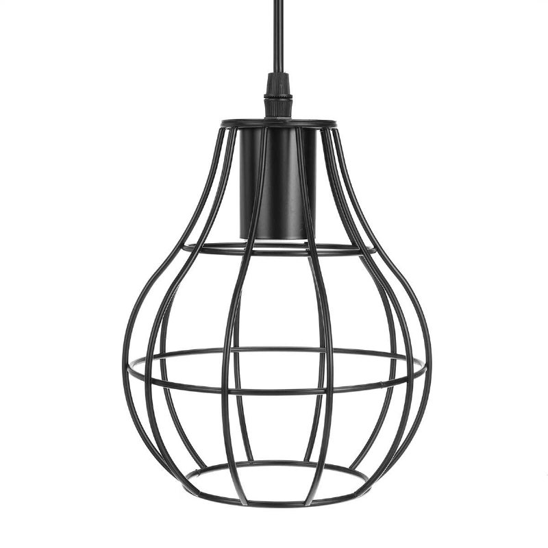 3-lights Industriell Pendelbelysning Tak Metall Vintage Hängande Retro Lampa Utan