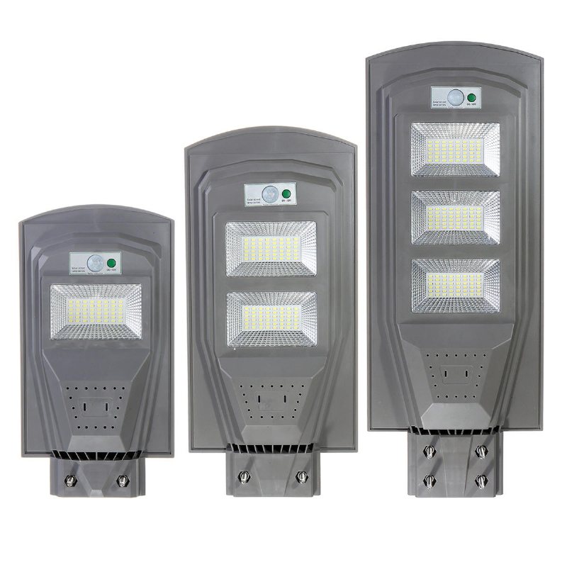 30w 60w 90w Led Solar Street Light 5730 Lamp Beads Människokroppsinduktion + Svagt Ljusläge Vitt Ljus