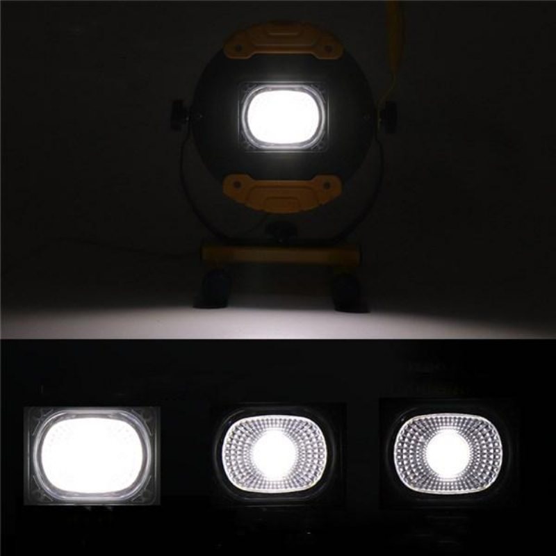 30w Bärbar Usb Uppladdningsbar Cob Led Flood Light Outdoor Emergency Camping Lampa För Vandring 220v