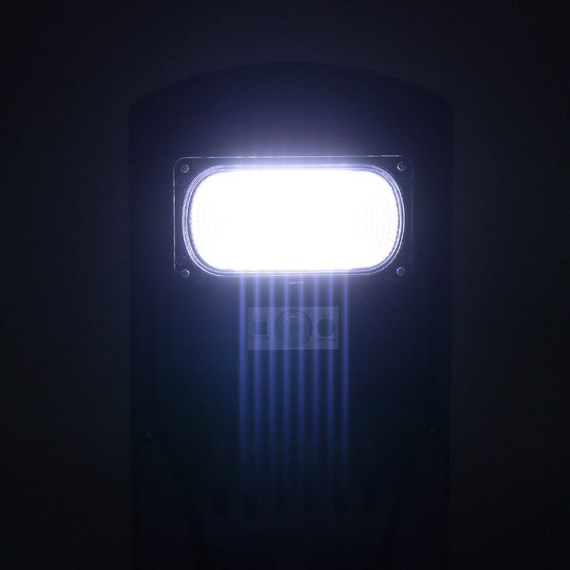 30w Led Solar Light Pir Induktion Utomhus Gatuvägglampa + Fjärrkontroll