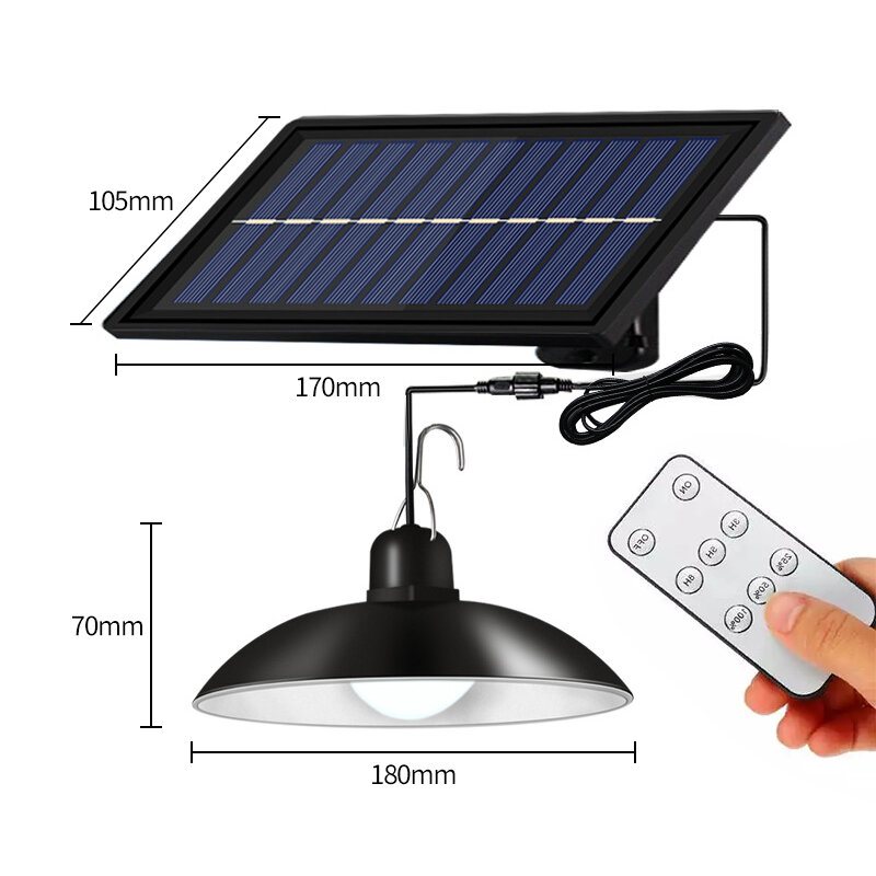 30w Led Split Solar Light Utomhus Vattentät Vägglampa Solljus Drivs För Garden Street Med Fjärrkontroll