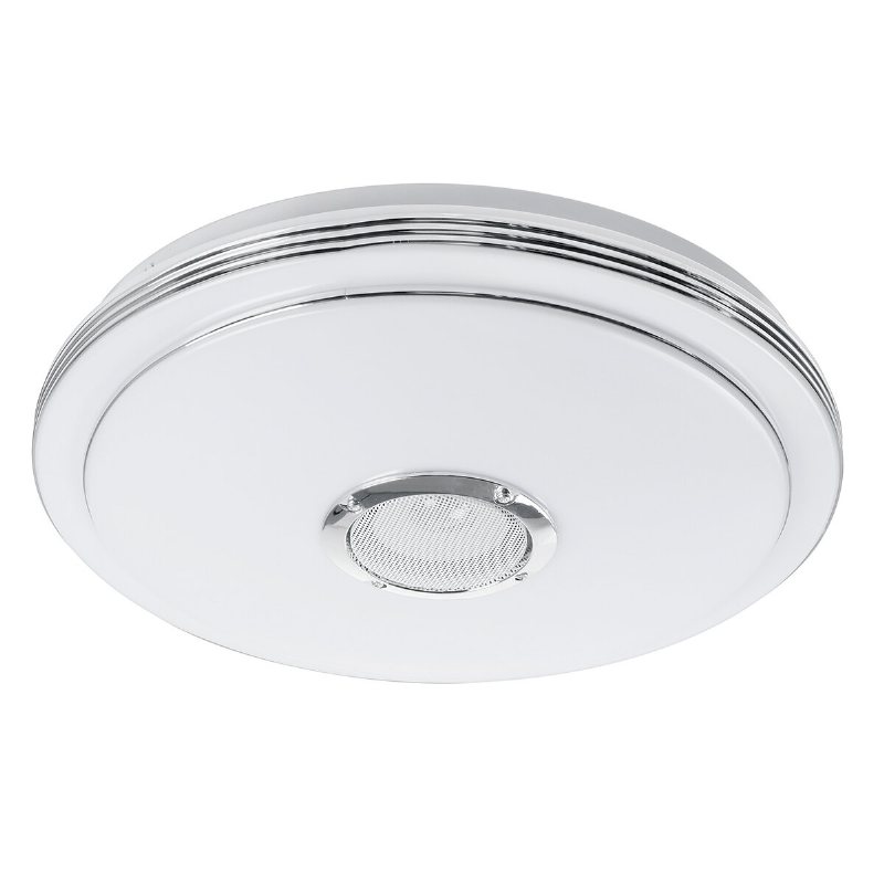 33cm Led-takljuslampa Rgb Bluetooth Musikhögtalare Dimbar Sovrumslampa
