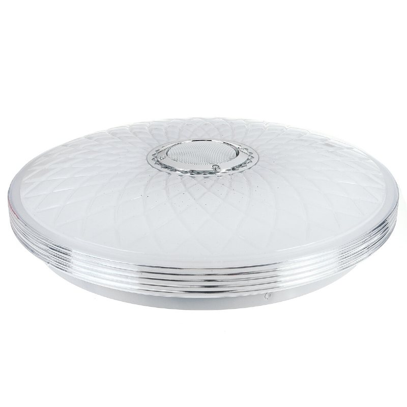 40cm 85-265v Bluetooth Led-taklampa 256 Rgb Musikhögtalare Dimbar Lampa 2.4ghz Fjärrkontroll