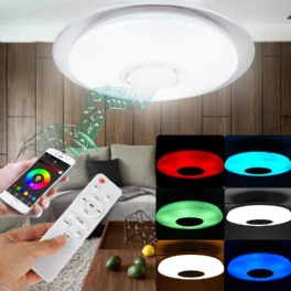 48w 108led Dimbar Rgb Taklampa Flush Mount Bluetooth Musikhögtalare App-kontroll