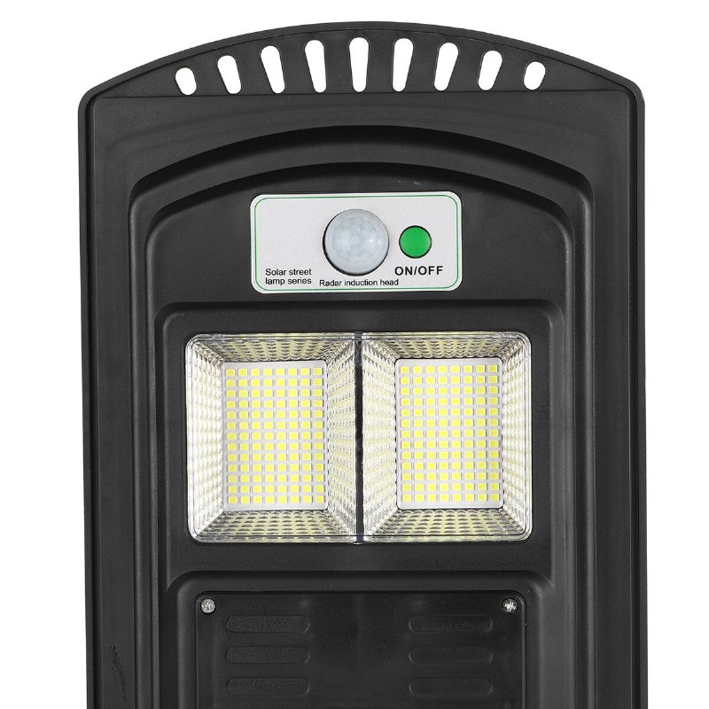 500-2500w 208-624 Led Solar Gatubelysning Pir Rörelsesensor Vägglampa Med Fjärrkontroll