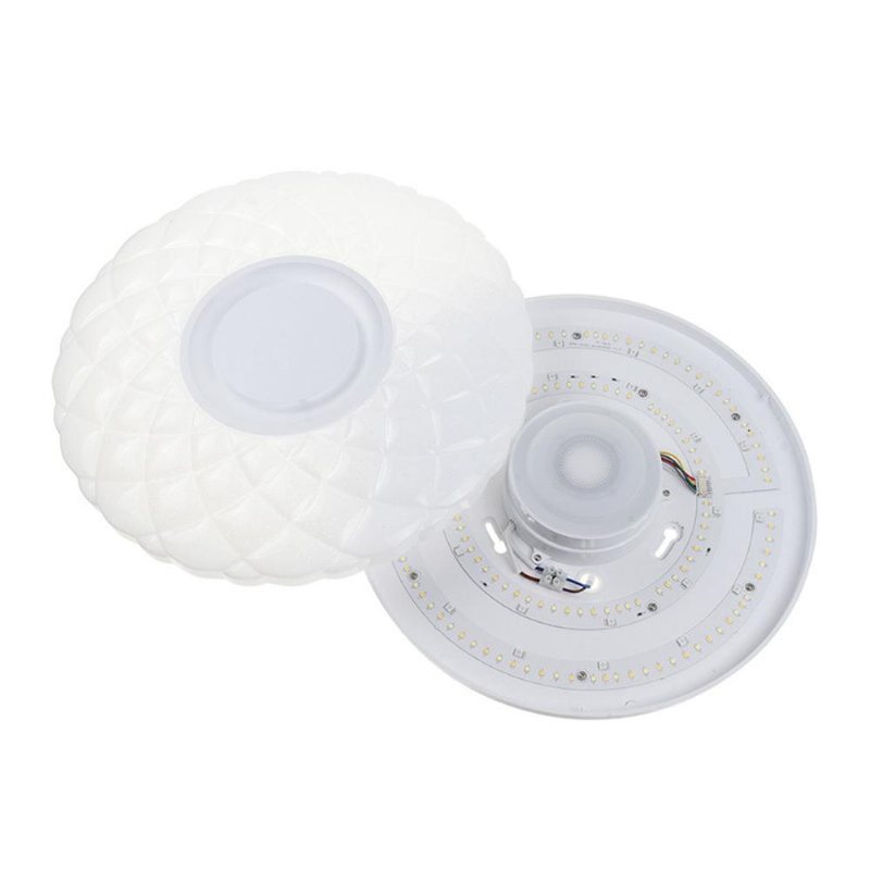 50w Dimbar Led-infälld Taklampa Bluetooth-högtalarlampa Med Fjärrkontroll