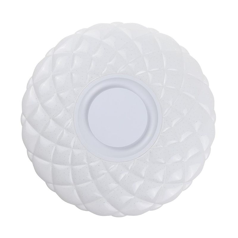 50w Dimbar Led-infälld Taklampa Bluetooth-högtalarlampa Med Fjärrkontroll