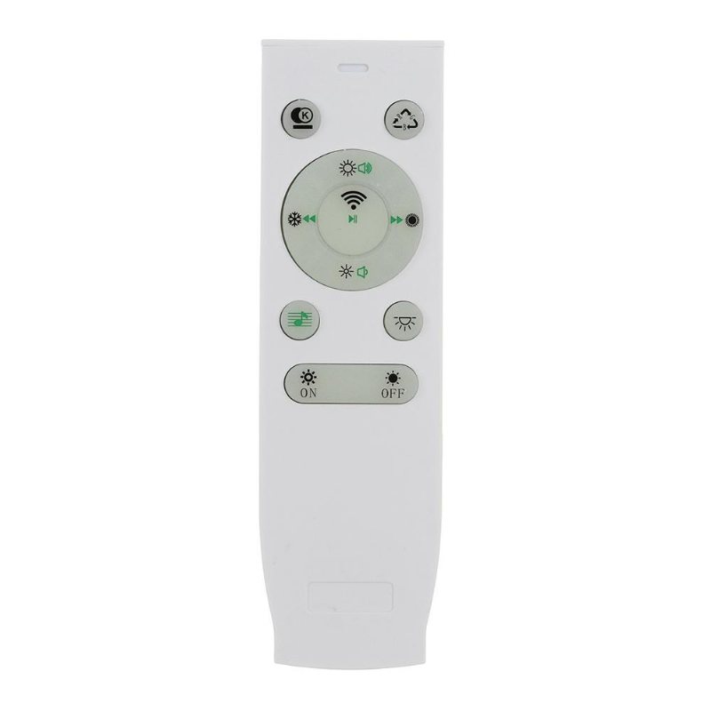 50w Dimbar Led-infälld Taklampa Bluetooth-högtalarlampa Med Fjärrkontroll