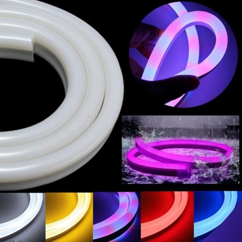 5m 2835 Led Flexibel Neon Rep Strip Light Xmas Outdoor Vattentät 110v