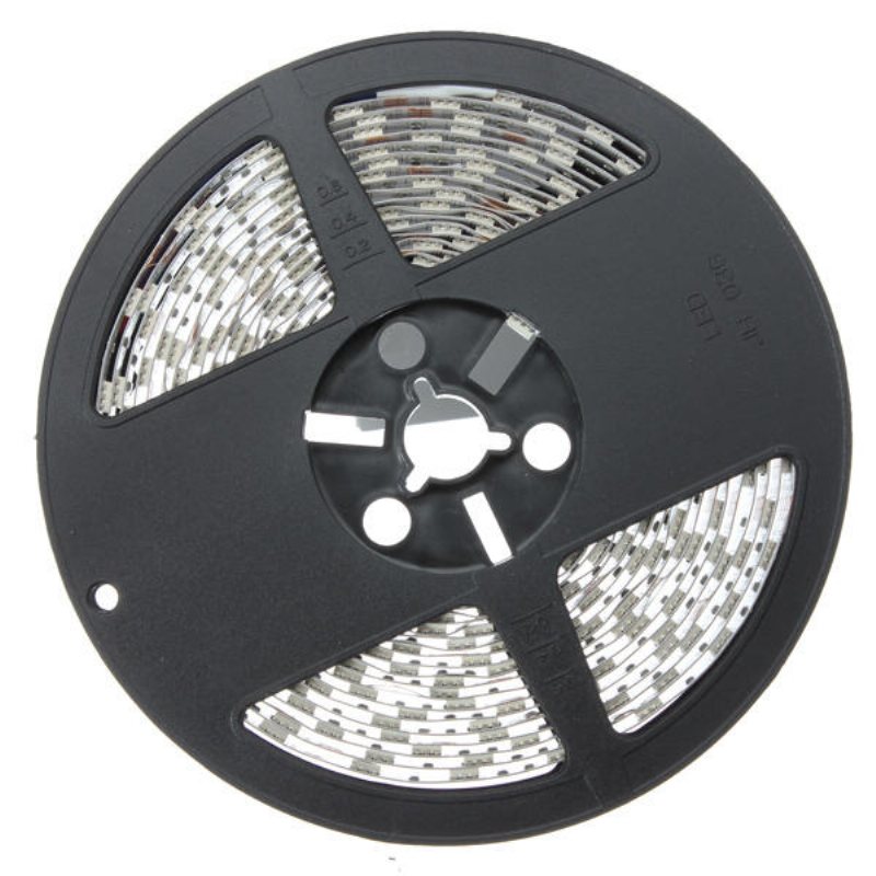5m Rgb 5050 Smd Icke-vattentät 300 Led-ljusremsa Dc 12v+44keys Ir-fjärrkontroll