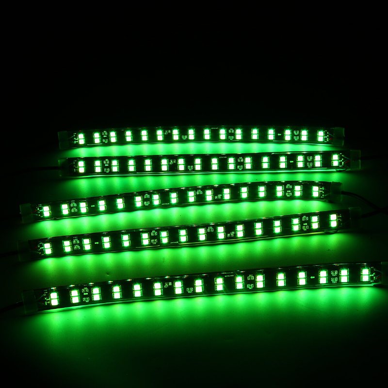 6/8 St 5050 Led Car Strip Underglow Dc12v 40w Rgb Led Neon Car Under Glow Atmosphere Light App Bluetooth Control