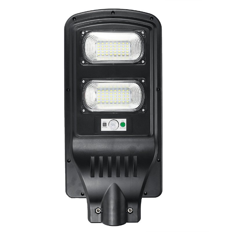 60w 80led Solenergi Pir Motion Induktion Wall Street Light + Fjärrkontroll