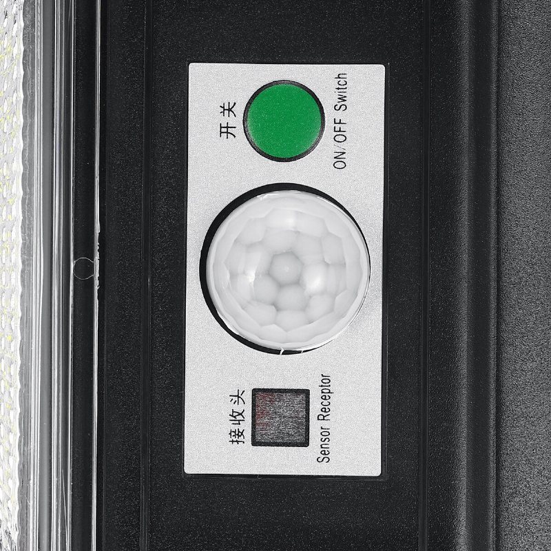 60w 80led Solenergi Pir Motion Induktion Wall Street Light + Fjärrkontroll