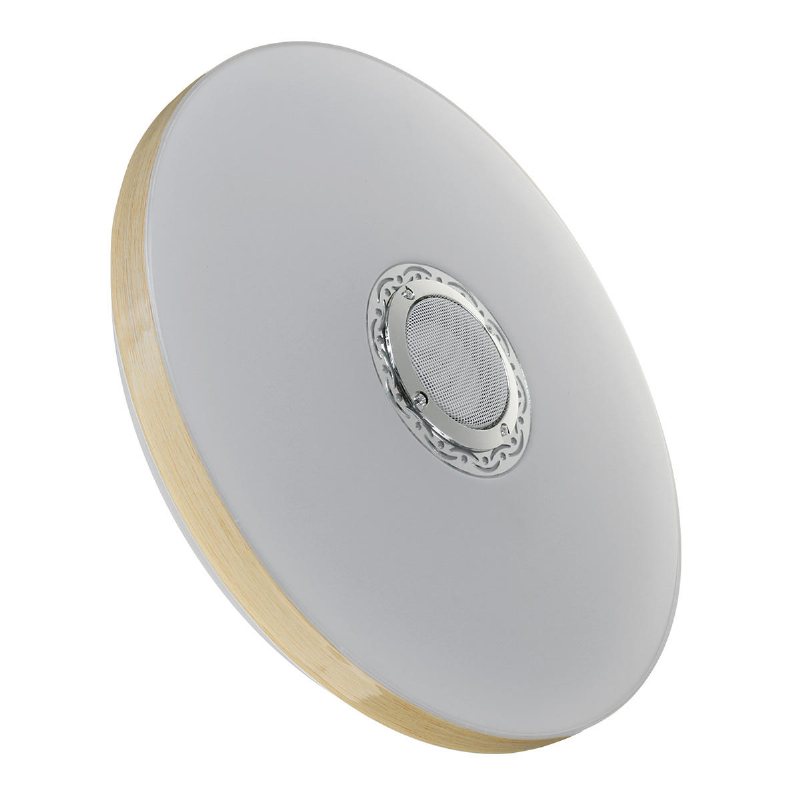 60w Dimbar Led Rgbw Bluetooth Musikhögtalare Taklampa App Fjärrkontroll Sovrum
